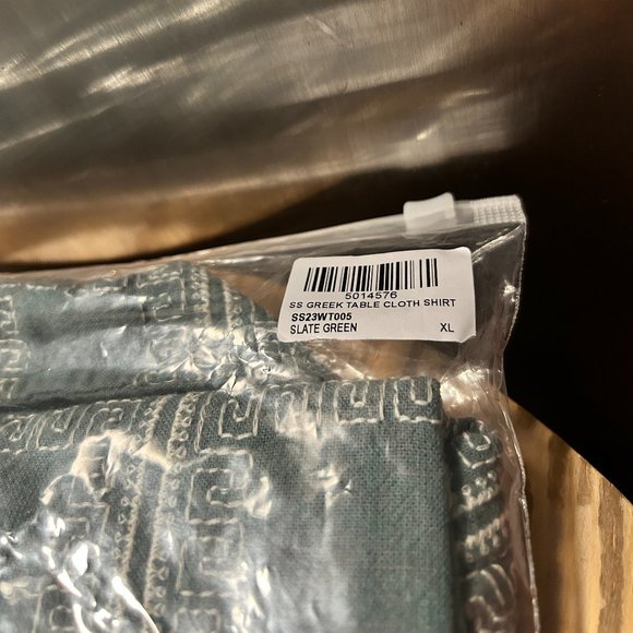 Aime Leon Dore Tea Towel Shirt - Slate Green - Picture 2 of 3